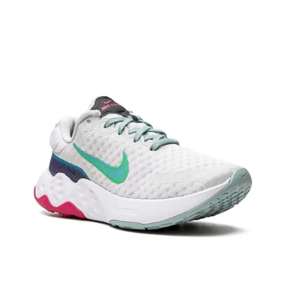 Nike Women's Renew Ride 3 DC8184 006 Photon Dust/Washed Teal - Size 12 - Picture 4 of 8